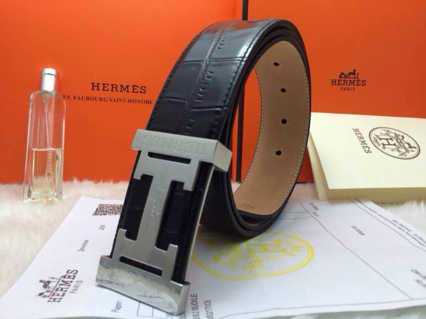 Super Perfect Quality Hermes Belts(100% Genuine Leather,Reversible Steel Buckle)-1169