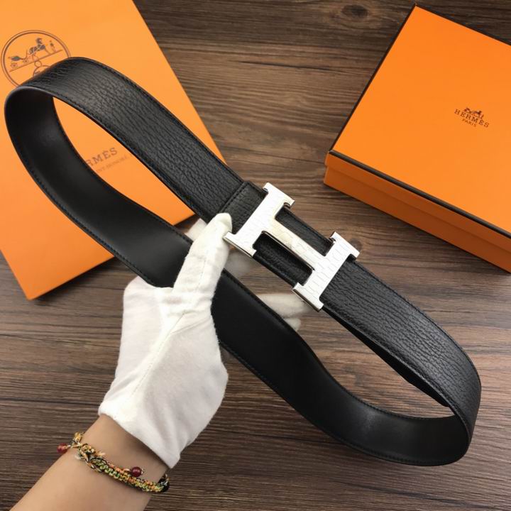 Super Perfect Quality Hermes Belts(100% Genuine Leather,Reversible Steel Buckle)-1201