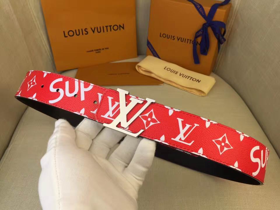 Super Perfect Quality LV Belts(100% Genuine Leather,Steel Buckle)-1429