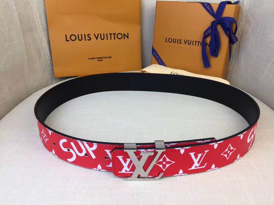 Super Perfect Quality LV Belts(100% Genuine Leather,Steel Buckle)-1430