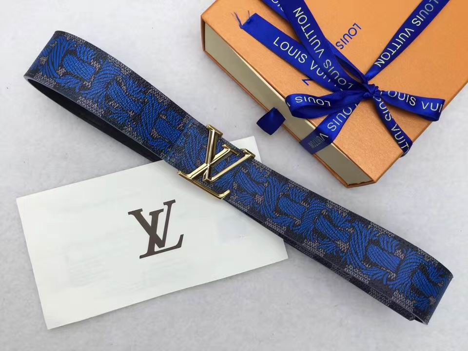 Super Perfect Quality LV Belts(100% Genuine Leather,Steel Buckle)-1466