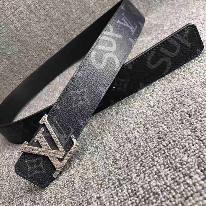 Super Perfect Quality LV Belts(100% Genuine Leather,Steel Buckle)-1501