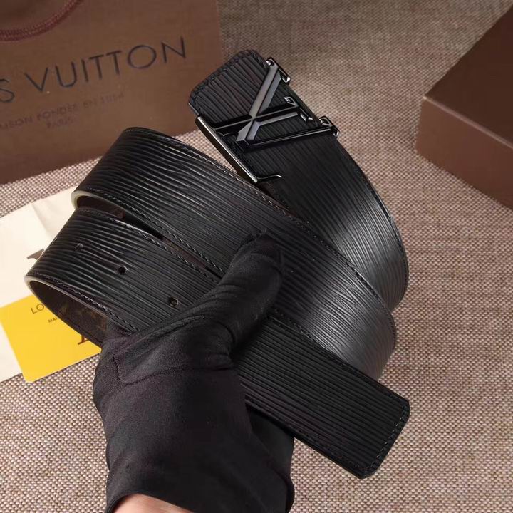 Super Perfect Quality LV Belts(100% Genuine Leather,Steel Buckle)-1504