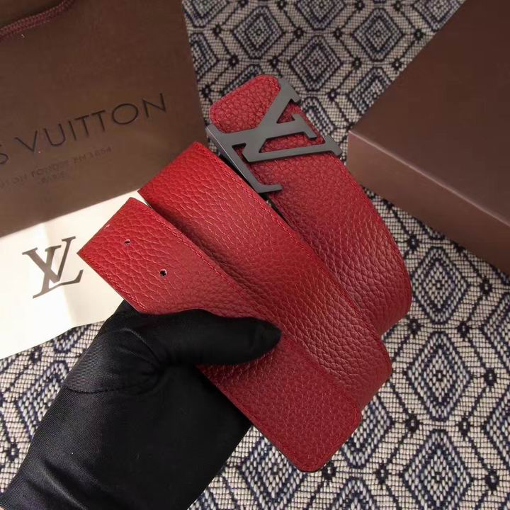 Super Perfect Quality LV Belts(100% Genuine Leather,Steel Buckle)-1529