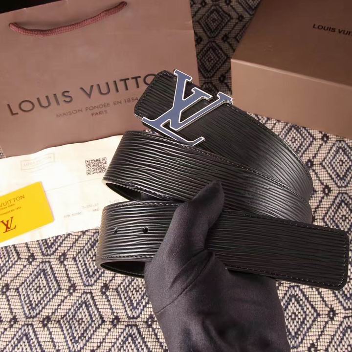 Super Perfect Quality LV Belts(100% Genuine Leather,Steel Buckle)-1545