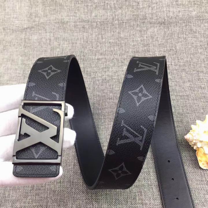 Super Perfect Quality LV Belts(100% Genuine Leather,Steel Buckle)-1588