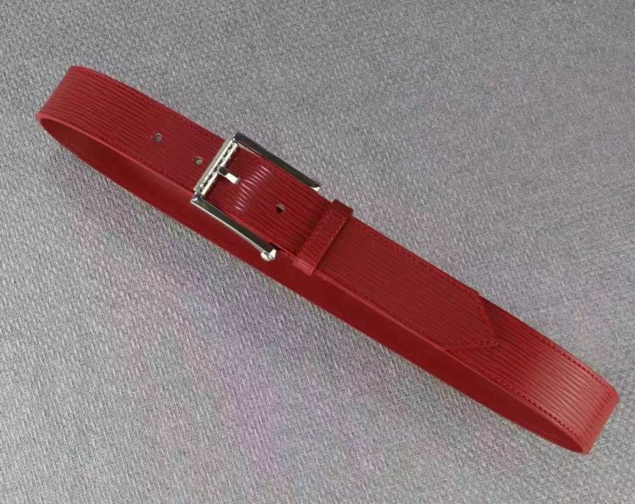 Super Perfect Quality LV Belts(100% Genuine Leather,Steel Buckle)-1604