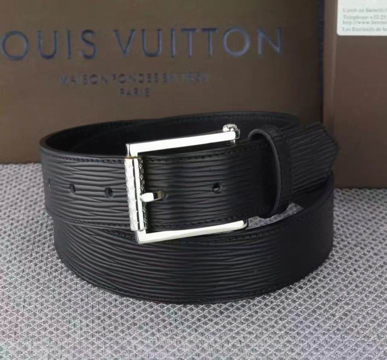 Super Perfect Quality LV Belts(100% Genuine Leather,Steel Buckle)-1611