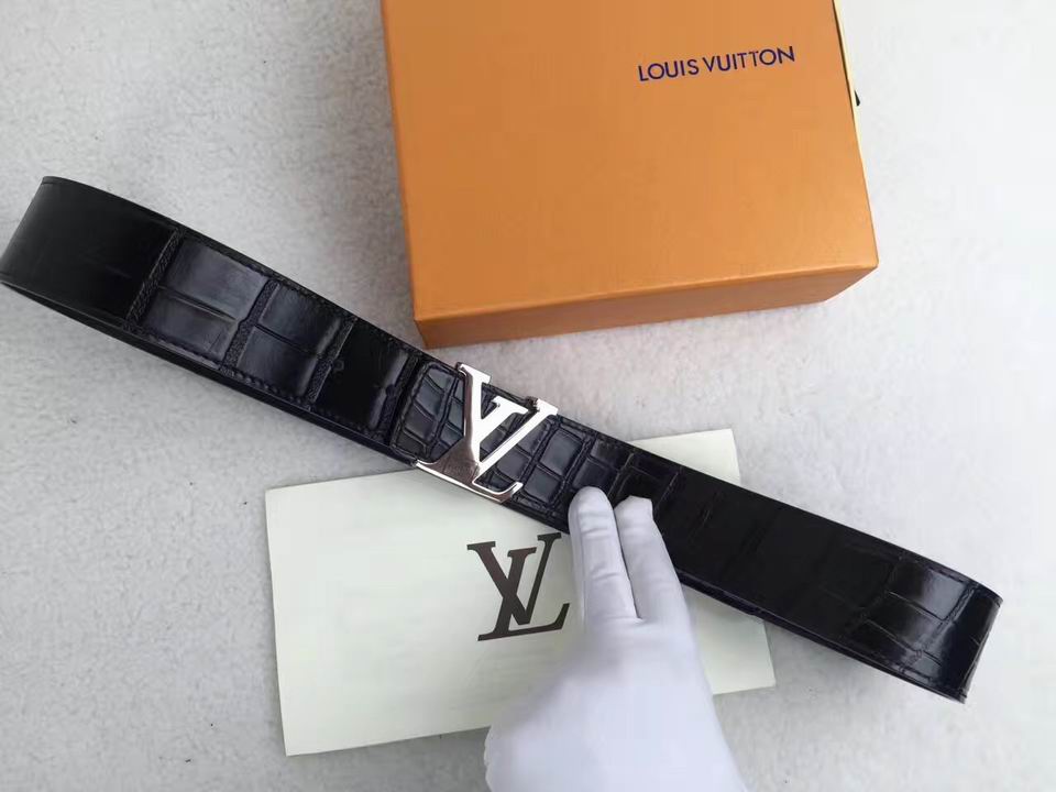 Super Perfect Quality LV Belts(100% Genuine Leather,Steel Buckle)-1618