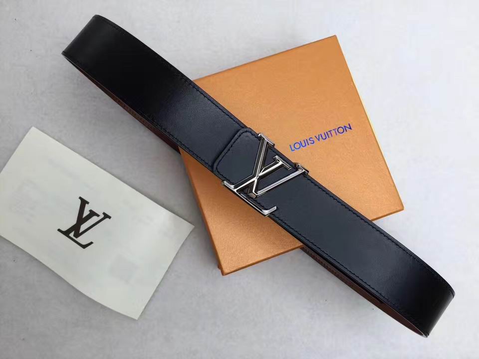 Super Perfect Quality LV Belts(100% Genuine Leather,Steel Buckle)-1620