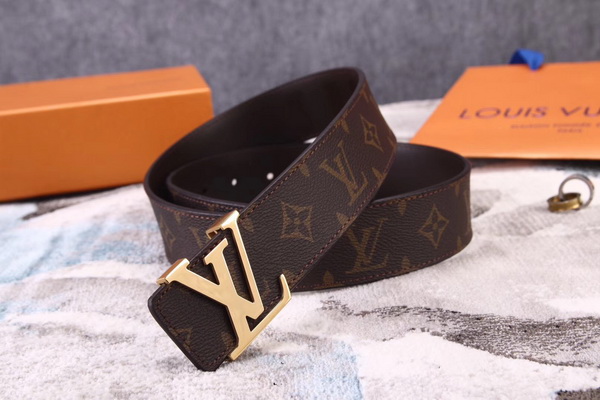 Super Perfect Quality LV Belts(100% Genuine Leather,Steel Buckle)-1756