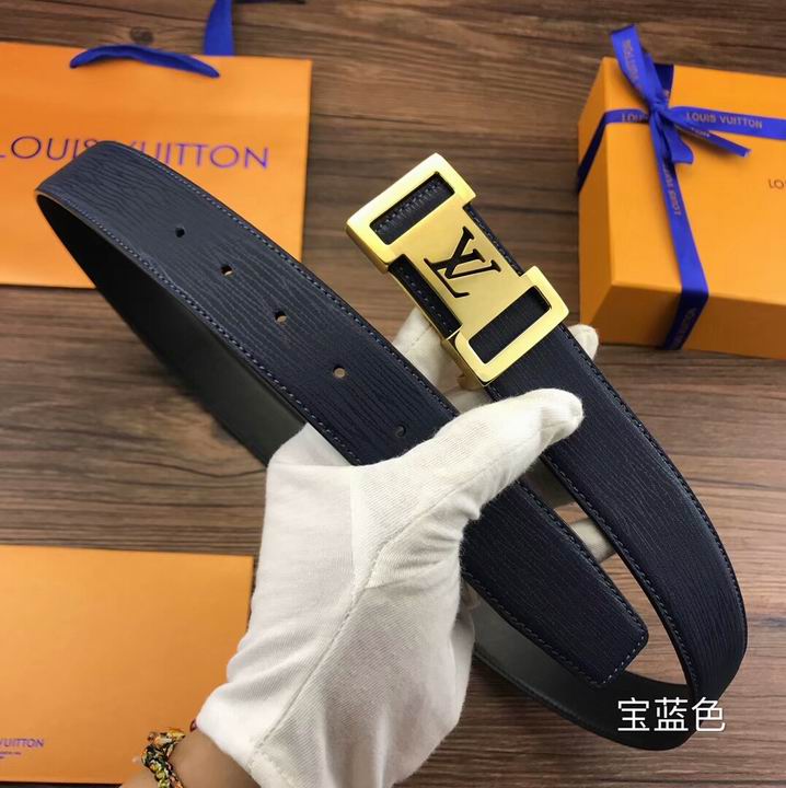 Super Perfect Quality LV Belts(100% Genuine Leather,Steel Buckle)-1820