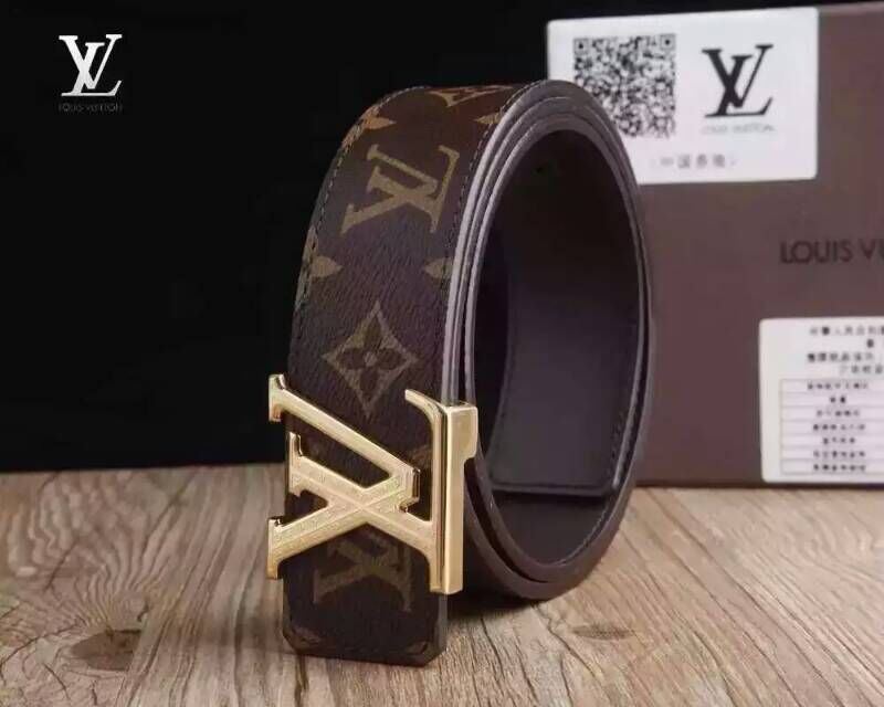 Super Perfect Quality LV Belts(100% Genuine Leather,Steel Buckle)-1843