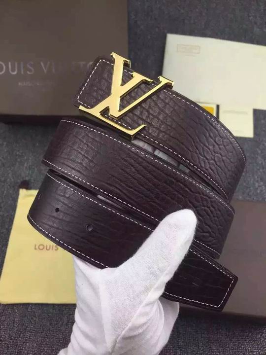 Super Perfect Quality LV Belts(100% Genuine Leather,Steel Buckle)-1918