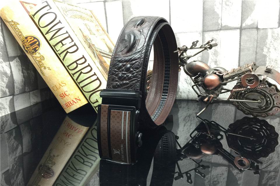 Super Perfect Quality LV Belts(100% Genuine Leather,Steel Buckle)-1919