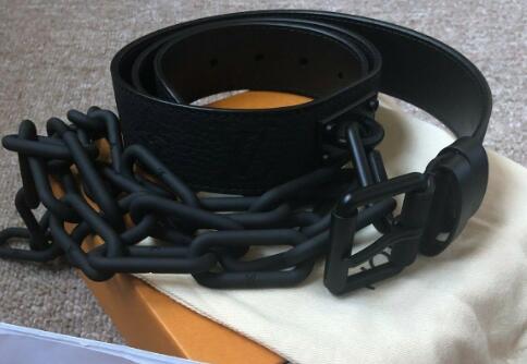 Super Perfect Quality LV Belts(100% Genuine Leather,Steel Buckle)-1935