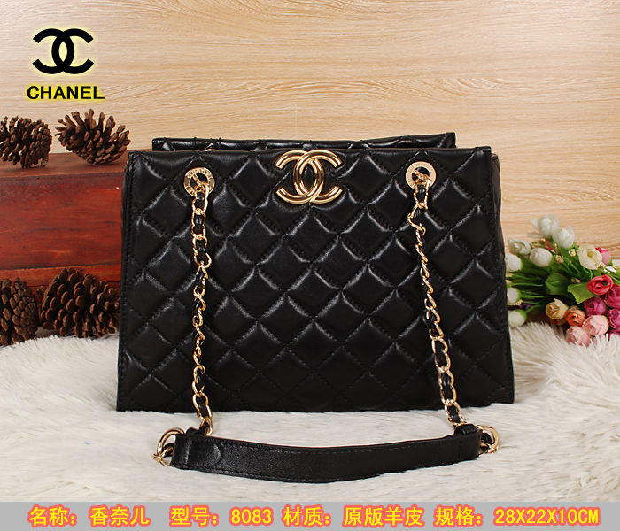 Super Perfect CHAL handbags(Original Leather)-042