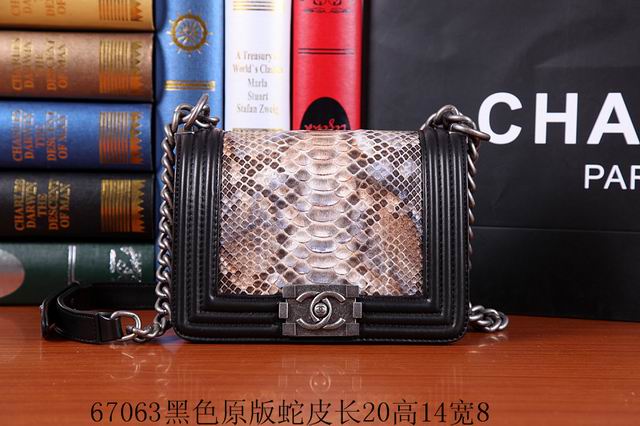 Super Perfect CHAL handbags(Original Leather)-054