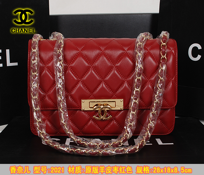 Super Perfect CHAL handbags(Original Leather)-064