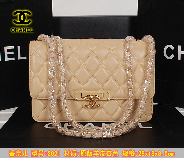 Super Perfect CHAL handbags(Original Leather)-066