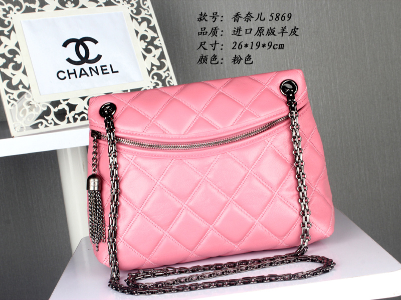 Super Perfect CHAL handbags(Original Leather)-133