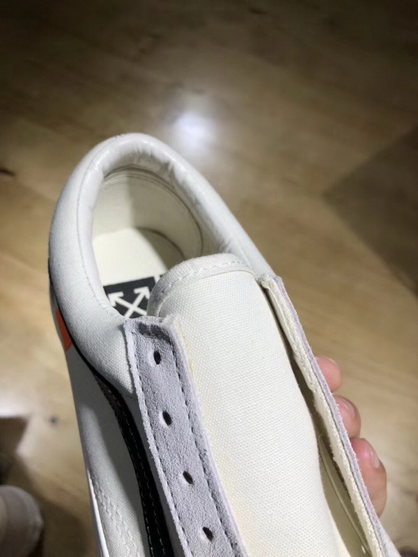 Authentic Off White X Vans White Black