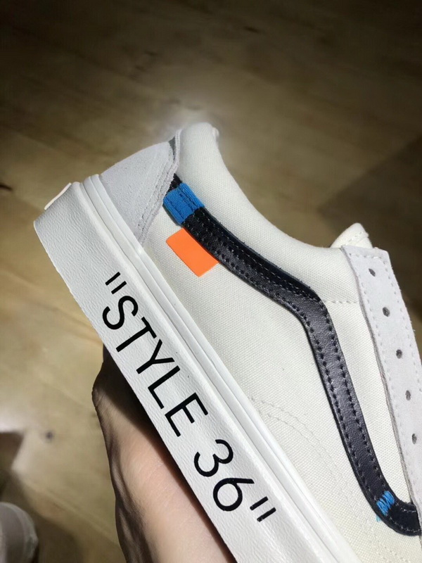 Authentic Off White X Vans White Black