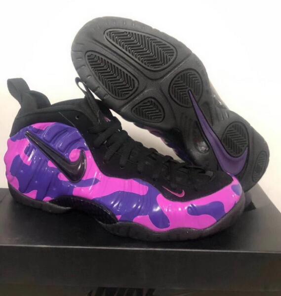 Authentic Nike Air Foamposite Pro Purple Camo