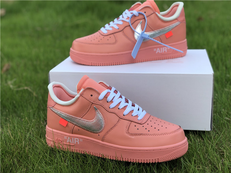 Authentic OFF-WHITE x Air Force 1 Coral