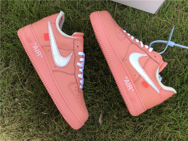 Authentic OFF-WHITE x Air Force 1 Coral