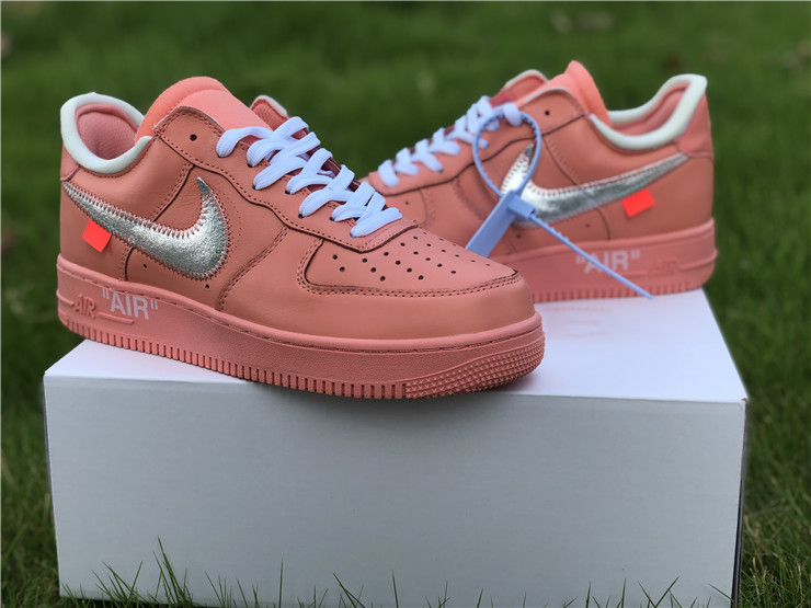 Authentic OFF-WHITE x Air Force 1 Coral