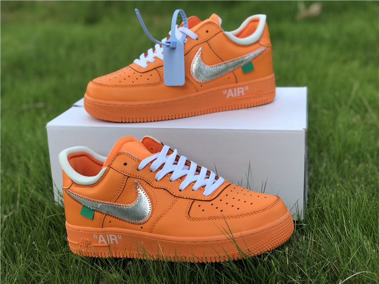 Authentic OFF-WHITE x Air Force 1 Orange