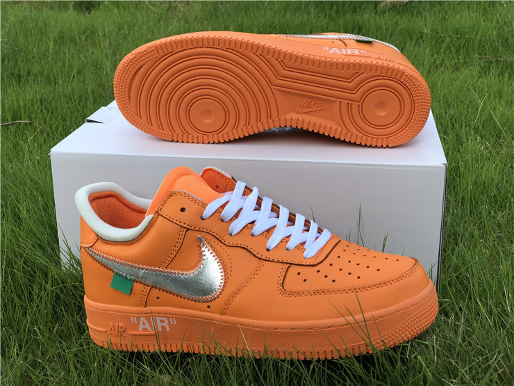 Authentic OFF-WHITE x Air Force 1 Orange