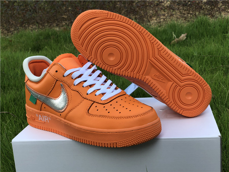 Authentic OFF-WHITE x Air Force 1 Orange