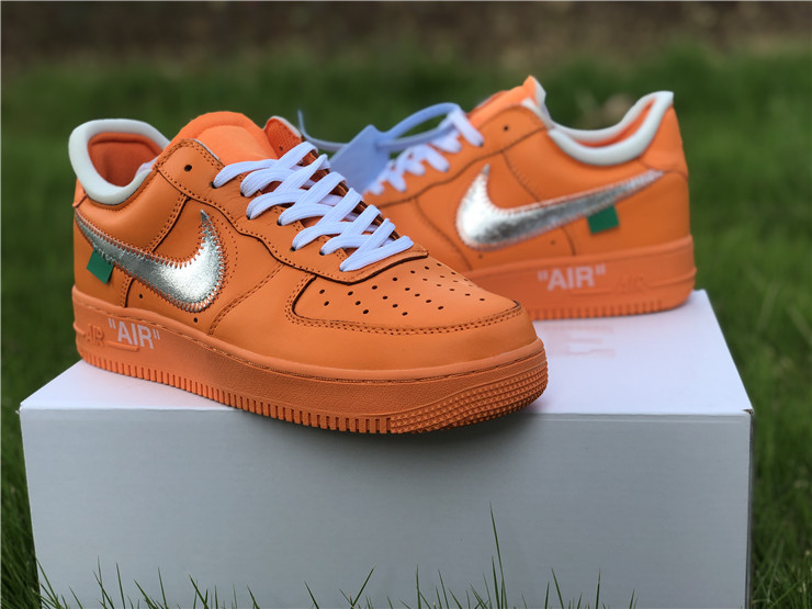 Authentic OFF-WHITE x Air Force 1 Orange