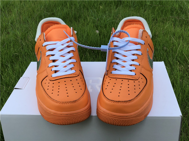 Authentic OFF-WHITE x Air Force 1 Orange