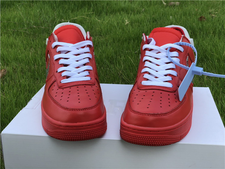 Authentic OFF-WHITE x Air Force 1 Red