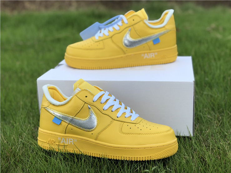 Authentic OFF-WHITE x Air Force 1 Yellow