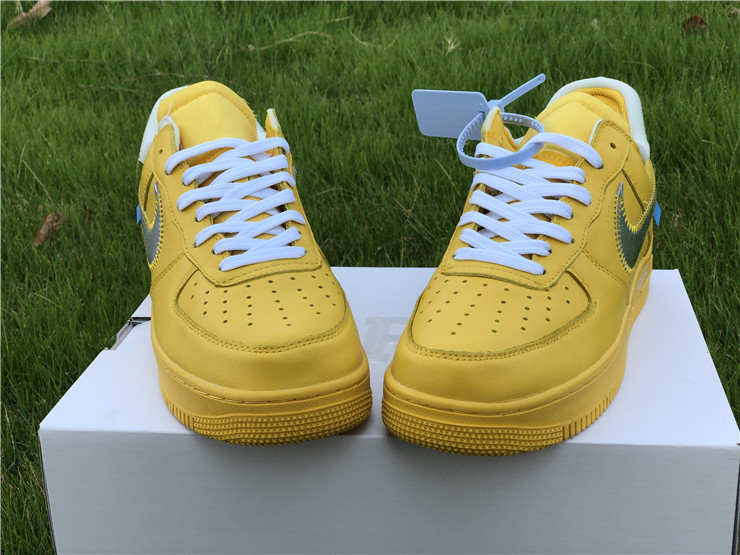 Authentic OFF-WHITE x Air Force 1 Yellow