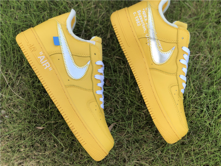 Authentic OFF-WHITE x Air Force 1 Yellow