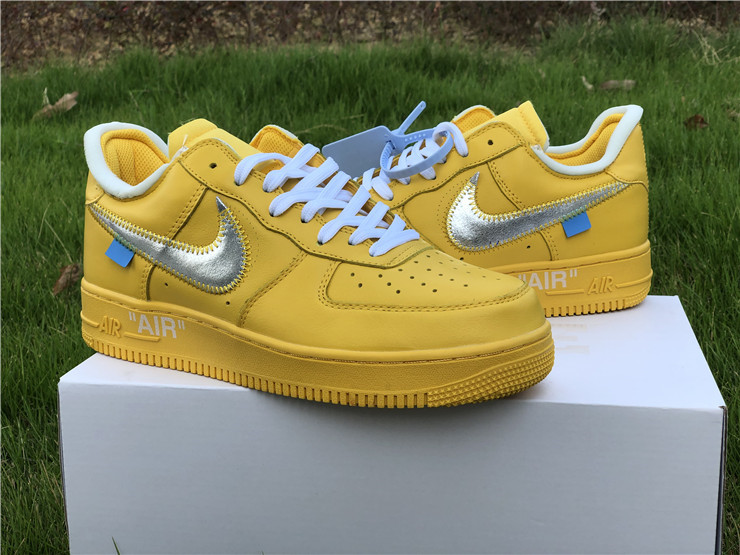 Authentic OFF-WHITE x Air Force 1 Yellow