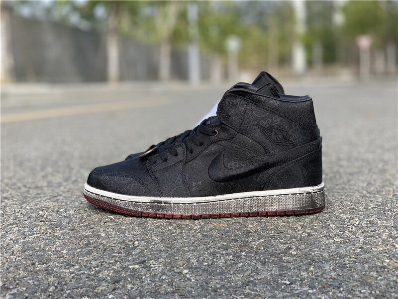 Authentic CLOT x Air Jordan 1 Mid “Fearless”