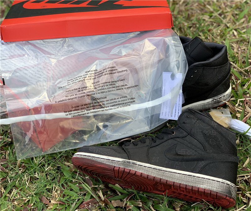 Authentic CLOT x Air Jordan 1 Mid “Fearless”