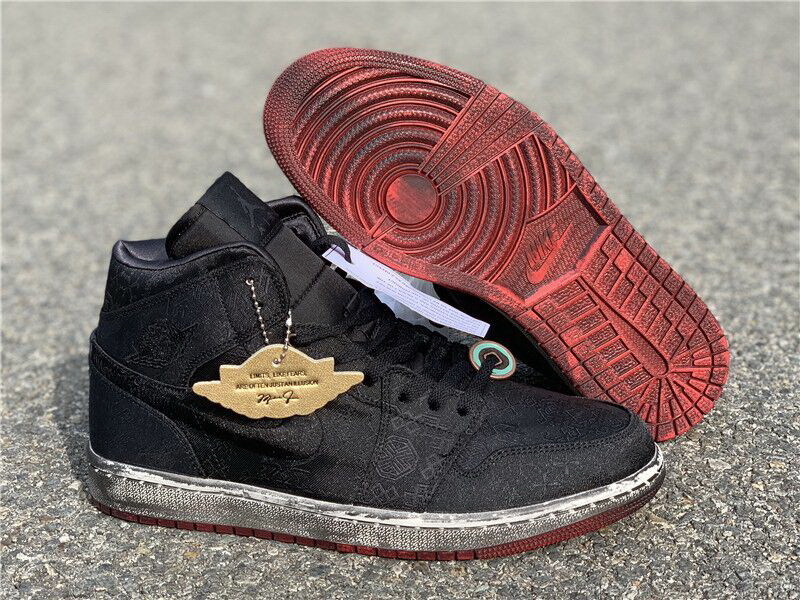 Authentic CLOT x Air Jordan 1 Mid “Fearless”