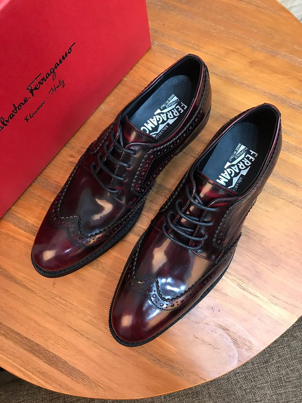 Ferragamo Men shoes 1：1 quality-149