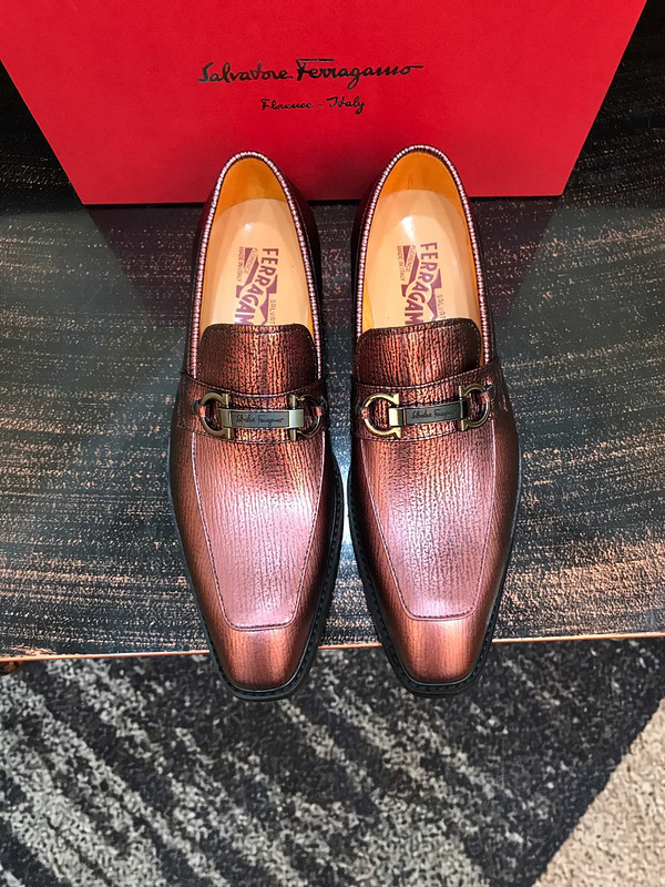 Ferragamo Men shoes 1：1 quality-151