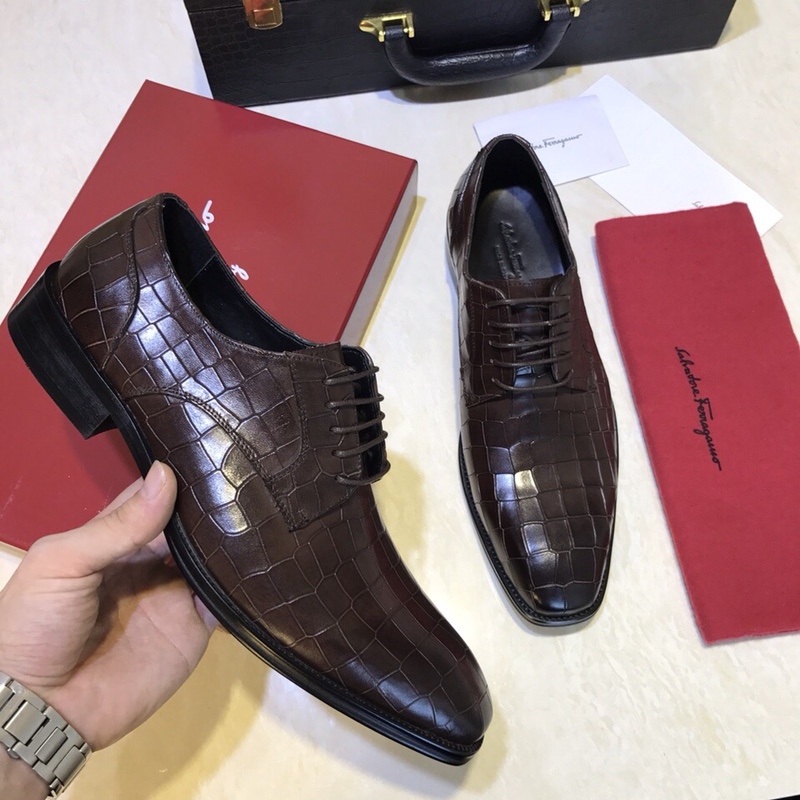 Ferragamo Men shoes 1：1 quality-161