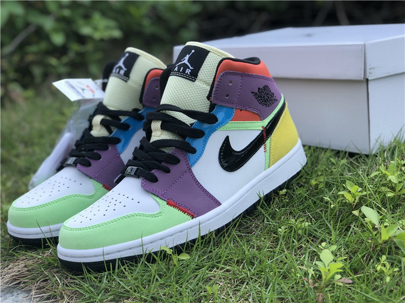 Authentic Air Jordan 1 Mid SE “Multicolor”