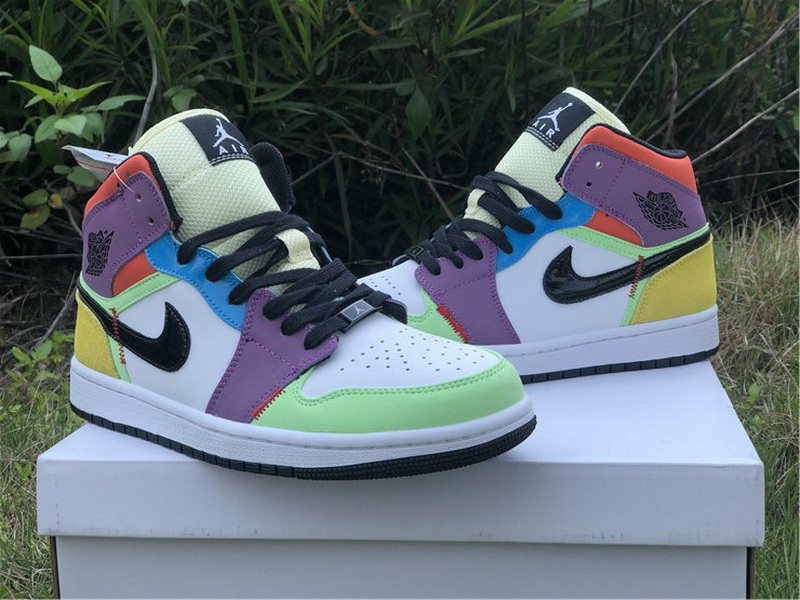 Authentic Air Jordan 1 Mid SE “Multicolor”