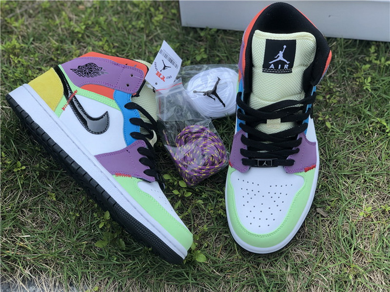 Authentic Air Jordan 1 Mid SE “Multicolor”